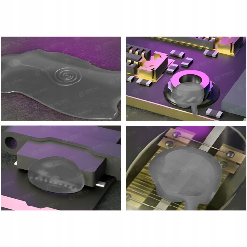 LAKIER UV RELIFE RL-UVH902 MASKA LUTOWNICZA UTWARDZANIE PCB TRANSPARENTNY