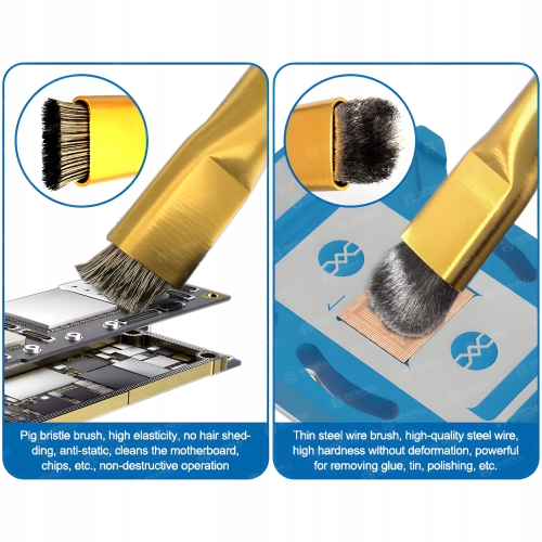 KOŃCÓWKI PĘDZELKA PĘDZEL DWUSTRONNY 2SZT CZYSZCZENIE PCB SUNSHINE SS-022D