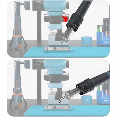 DYSZE HOT AIR 6x ZAGIĘTA KĄTOWA DO STACJI GORĄCE POWIETRZE RELIFE 861