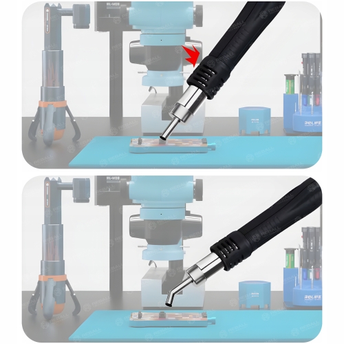 DYSZE HOT AIR 6x ZAGIĘTA KĄTOWA DO STACJI GORĄCE POWIETRZE RELIFE 858