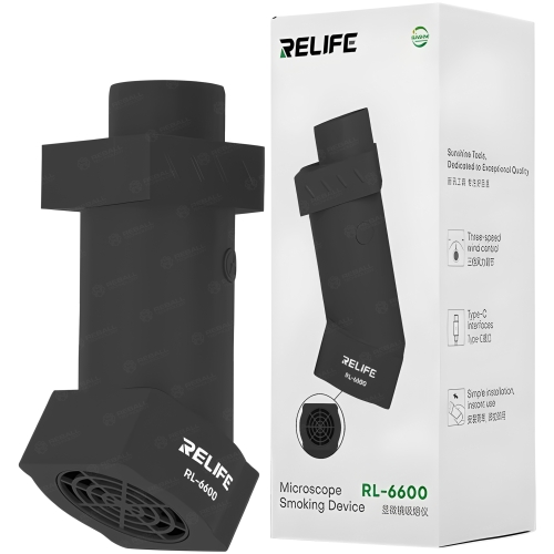 ODSYSACZ POCHŁANIACZ OPARÓW DYMU RELIFE RF-6600 DO MIKROSKOPÓW CZARNY
