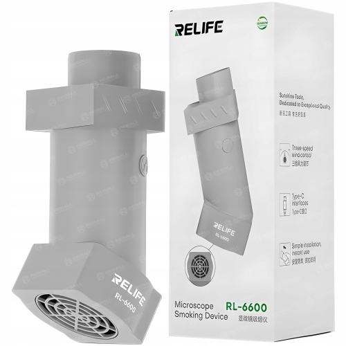 ODSYSACZ POCHŁANIACZ OPARÓW DYMU RELIFE RF-6600 DO MIKROSKOPÓW SZARY