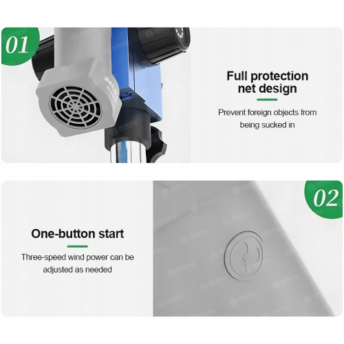 ODSYSACZ POCHŁANIACZ OPARÓW DYMU RELIFE RF-6600 DO MIKROSKOPÓW SZARY