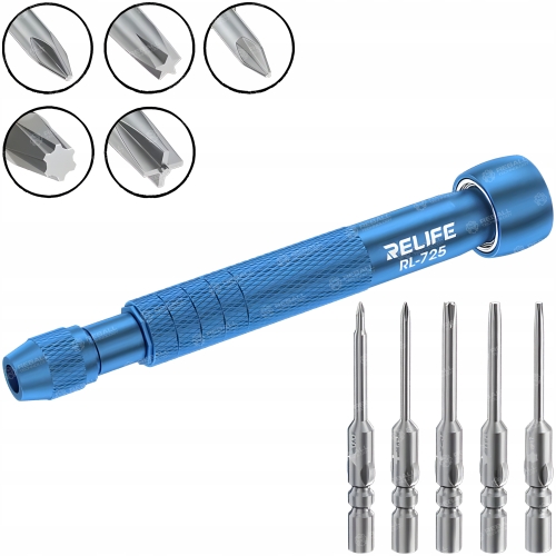 WKRĘTAK DYNAMOMETRYCZNY RELIFE RL-725 REGULOWANA SIŁA PENTALOBE 5x BITY