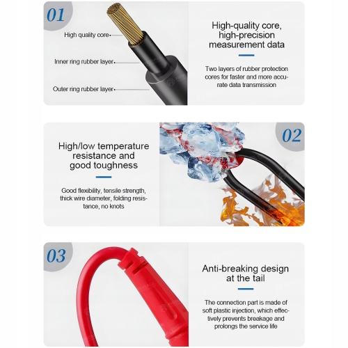 KABLE SS-024A MIERNIKA MULTIMETRU POMIAROWE SONDY BANAN SZPILKA 1000V 20A