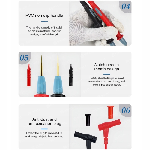 KABLE SS-024A MIERNIKA MULTIMETRU POMIAROWE SONDY BANAN SZPILKA 1000V 20A