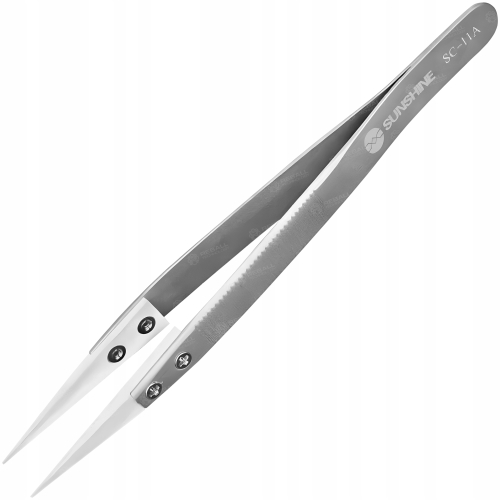 PRECYZYJNA PINCETA PĘSETA PENSETA RELIFE SC-11A CERAMICZNE KOŃCÓWKI 600C