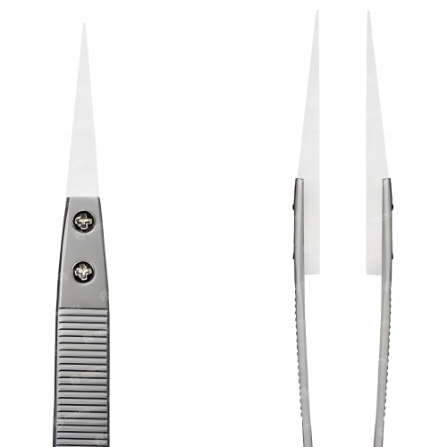 PRECYZYJNA PINCETA PĘSETA PENSETA RELIFE SC-11A CERAMICZNE KOŃCÓWKI 600C