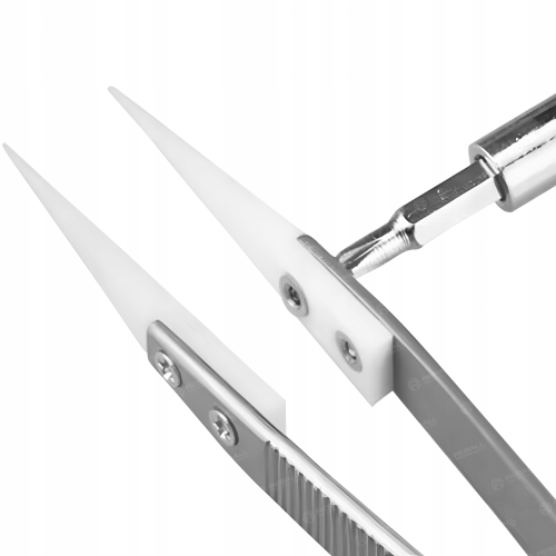 PRECYZYJNA PINCETA PĘSETA PENSETA RELIFE SC-11A CERAMICZNE KOŃCÓWKI 600C