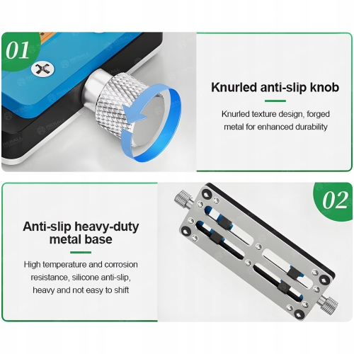 UCHWYT MONTAŻOWY DO PCB UKŁADÓW BGA PCB NAND DDR USUWANIA KLEJU RELIFE TF5