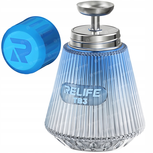 SZKLANA BUTELKA DOZOWNICZA Z POMPKĄ RELIFE TB3 NA PŁYNY CIECZE CHEMIĘ 150ml