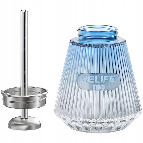 SZKLANA BUTELKA DOZOWNICZA Z POMPKĄ RELIFE TB3 NA PŁYNY CIECZE CHEMIĘ 150ml