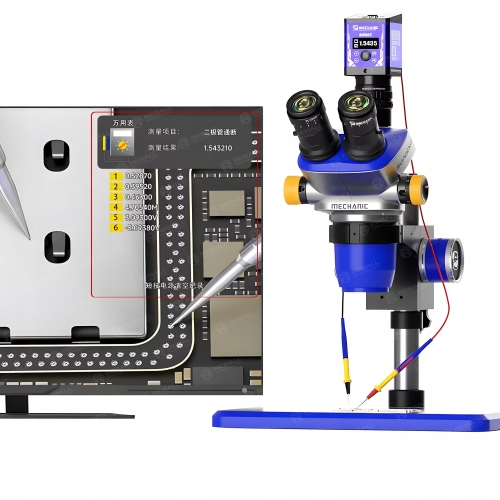 CYFROWA KAMERA DO MIKROSKOPU MECHANIC ACTION2 38MP FHD HDMI Z MULTIMETREM