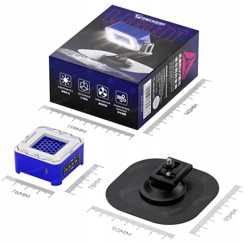 LAMPKA UV UTWARDZANIA SOLDERMASKI HYBRYD Z CHŁODZENIEM MECHANIC FUL-4 4w1