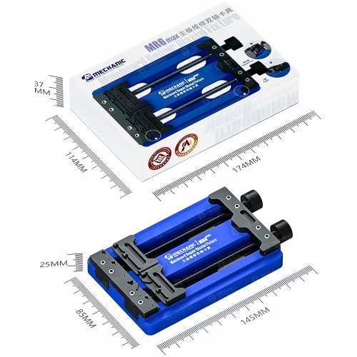 UCHWYT MONTAŻOWY MECHANIC MR6 MAX DO PCB UKŁADÓW BGA CHIP NAND DDR ZACISK