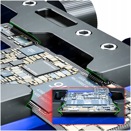 UCHWYT MONTAŻOWY MECHANIC MR6 MAX DO PCB UKŁADÓW BGA CHIP NAND DDR ZACISK