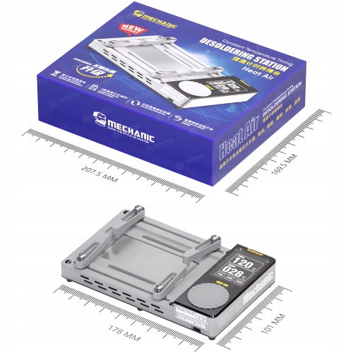 PODGRZEWACZ BGA LED SEPARATOR LCD PŁYTA GRZEWCZA MECHANIC HEAT AIR 600W