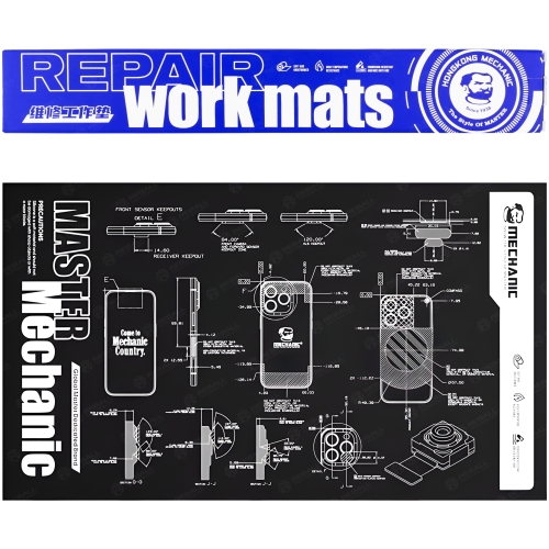MATA SILIKONOWA MECHANIC REPAIR WORK V77 MAT HOT AIR 580x345mm SERWISOWA