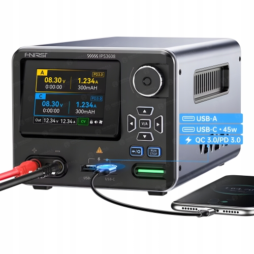 ZASILACZ LABORATORYJNY SERWISOWY UNIWERSALNY FNIRSI IPS3608 0-36V 0-8A 285W