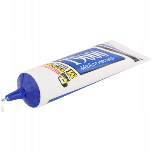 KLEJ MECHANIC T9000 BIAŁY UNIWERSALNY MONTAŻOWY SYNTETYCZNY USZCZELKA 50ml