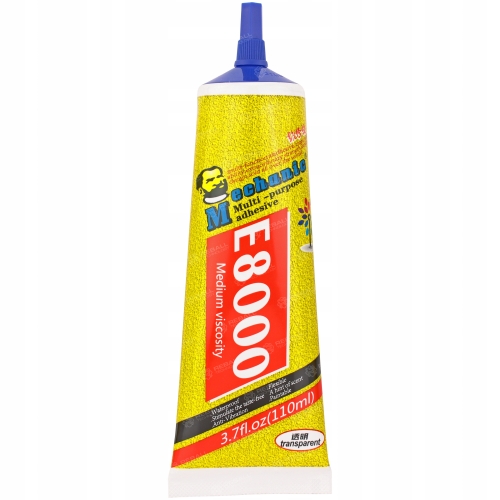 KLEJ MECHANIC E8000 TRANSPARENTNY MONTAŻOWY SYNTETYCZNY UNIWERSALNY 110ml