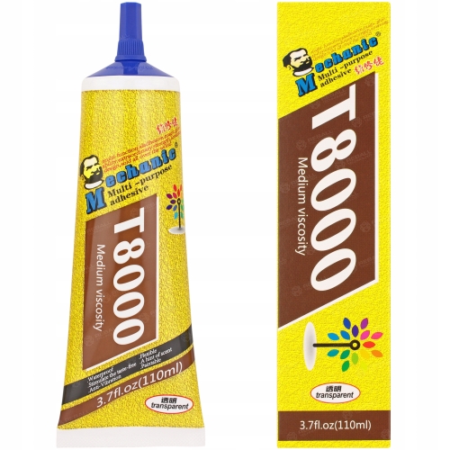 KLEJ MECHANIC T8000 TRANSPARENTNY MONTAŻOWY SYNTETYCZNY UNIWERSALNY 110ml