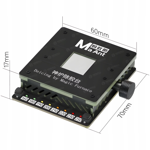 MINI PODGRZEWACZ BGA CPU IC SEPARATOR KLEJU MAANT SL2 160-250C