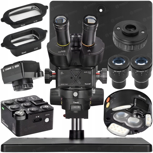 MIKROSKOP QIANLI 6558 GORILLA 58X KAMERA QIANLI 4K TERMOWIZJA LAMPA UV LED