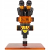 MIKROSKOP STEREOSKOPOWY TRINOKULAROWY MECHANIC ROBOTICS Z4 6.5-60x 84xLED