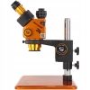 MIKROSKOP STEREOSKOPOWY TRINOKULAROWY MECHANIC ROBOTICS Z4 6.5-60x 84xLED