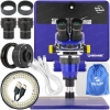 MIKROSKOP STEREOSKOPOWY TRINOKULAROWY MECHANIC SUPER X PRO-B11 6.5-55x LS5