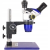 MIKROSKOP STEREOSKOPOWY TRINOKULAROWY MECHANIC SUPER X PRO-B11 6.5-55x LS5