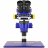 MIKROSKOP STEREOSKOPOWY TRINOKULAROWY MECHANIC SUPER X PRO-B11 6.5-55x LS5