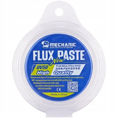 TOPNIK FLUX PASTA LUTOWNICZA DO LUTOWANIA PCB BGA PGA SMD MECHANIC UV50 35g