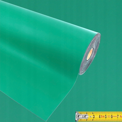 MATA ESD CIĘTA Z ROLKI 60cm ZIELONA GŁADKA SERWISOWA NA BLAT TRWAŁA