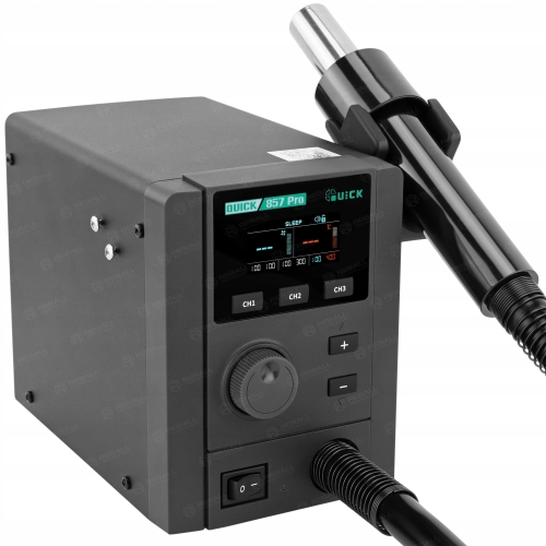 STACJA LUTOWNICZA HOT AIR NA GORĄCE POWIETRZE SPAWARKA QUICK 857 PRO 580W