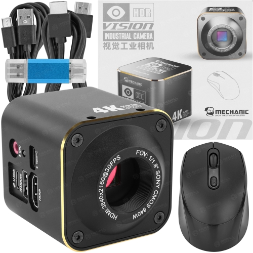 CYFROWA KAMERA DO MIKROSKOPÓW MECHANIC VISION 4K PRO USB-C WYMIAROWANIE