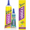KLEJ MONTAŻOWY T7000 UNIWERSALNY KOLOR CZARNY 55ml + DRUGI B-7000 PREMIUM