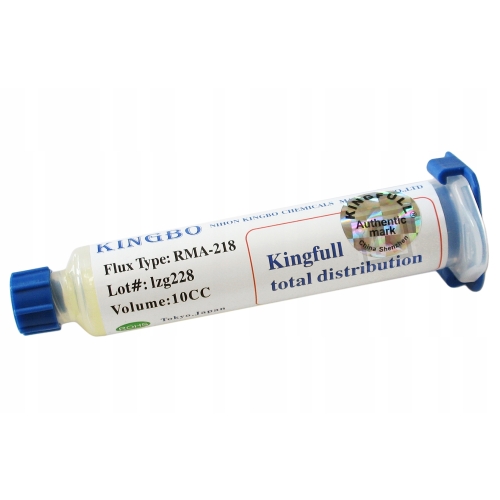 FLUX TOPNIK PASTA ŻEL DO LUTOWANIA SMD BGA SERWIS AUT - KINGBO RMA-218 10g
