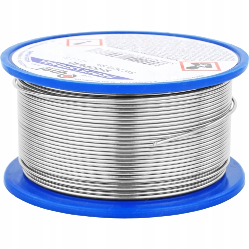 CYNA Z TOPNIKIEM KALAFONIĄ CYNEL 1.5mm 100g 0.1kg ORYGINALNY PRODUKT POLSKI