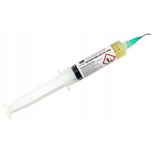 FLUX TOPNIK PASTA SMD BGA AMTECH RMA-223-UV 10g - JAKOŚĆ I WYGODA LUTOWANIA
