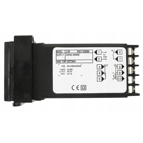 STEROWNIK REGULATOR TEMPERATURY REX C100 230V RELAY WBUDOWANY PRZEKAŹNIK
