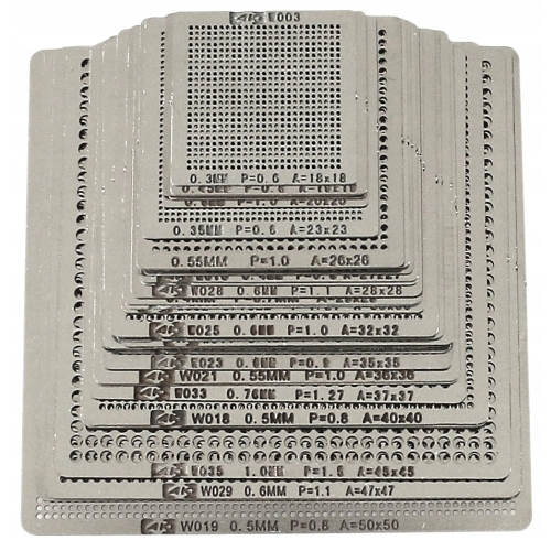 SITA UNIWERSALNE BGA ZESTAW 27szt GRZANIE BEZPOŚREDNIE REBALLING UKŁADÓW