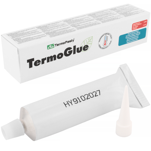 KLEJ TERMOPRZEWODZĄCY DIODY LISTWY LED RADIATORY - MOCNY DUŻA TUBKA 120g