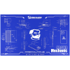 MATA SILIKONOWA MECHANIC REPAIR WORK MAT HOT AIR 580x345mm SERWISOWA