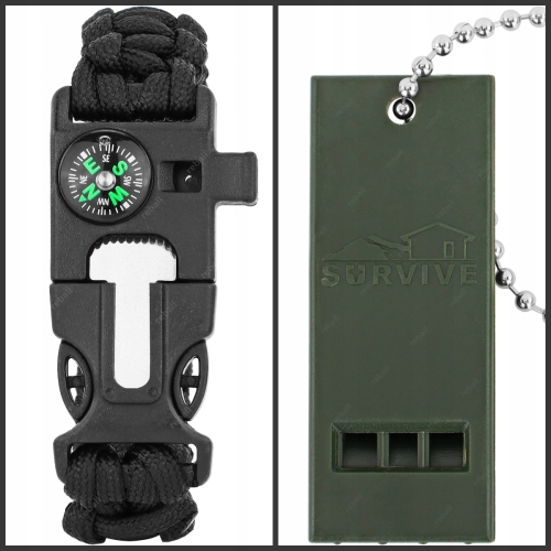 XXXL WOJSKOWY SURVIVALOWY ZESTAW PRZEŻYCIA PRZETRWANIA KIT NARZĘDZI RT0367