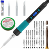 ZESTAW LUTOWNICA PRECYZYJNA 928D-V 60W + AKCESORIA