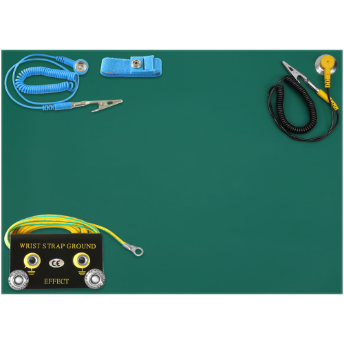 MATA ESD 600x1200 2mm ZIELONA MAT + OPASKA