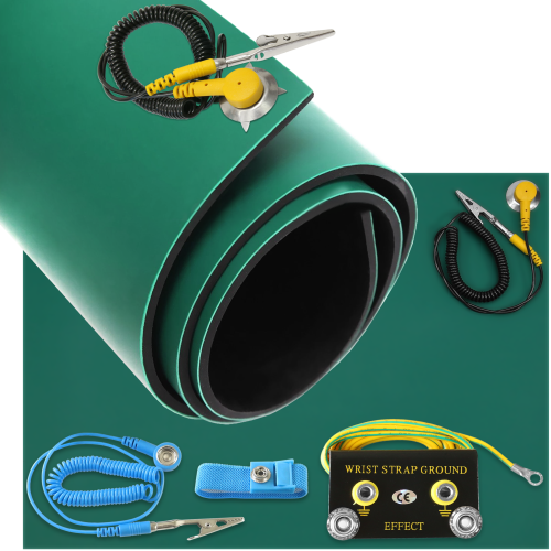 MATA ESD 600x2000 2mm ZIELONA MAT + OPASKA