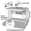 MATA ESD NATURALNA GUMA 600x1400 2mm ZIELONA M Z4